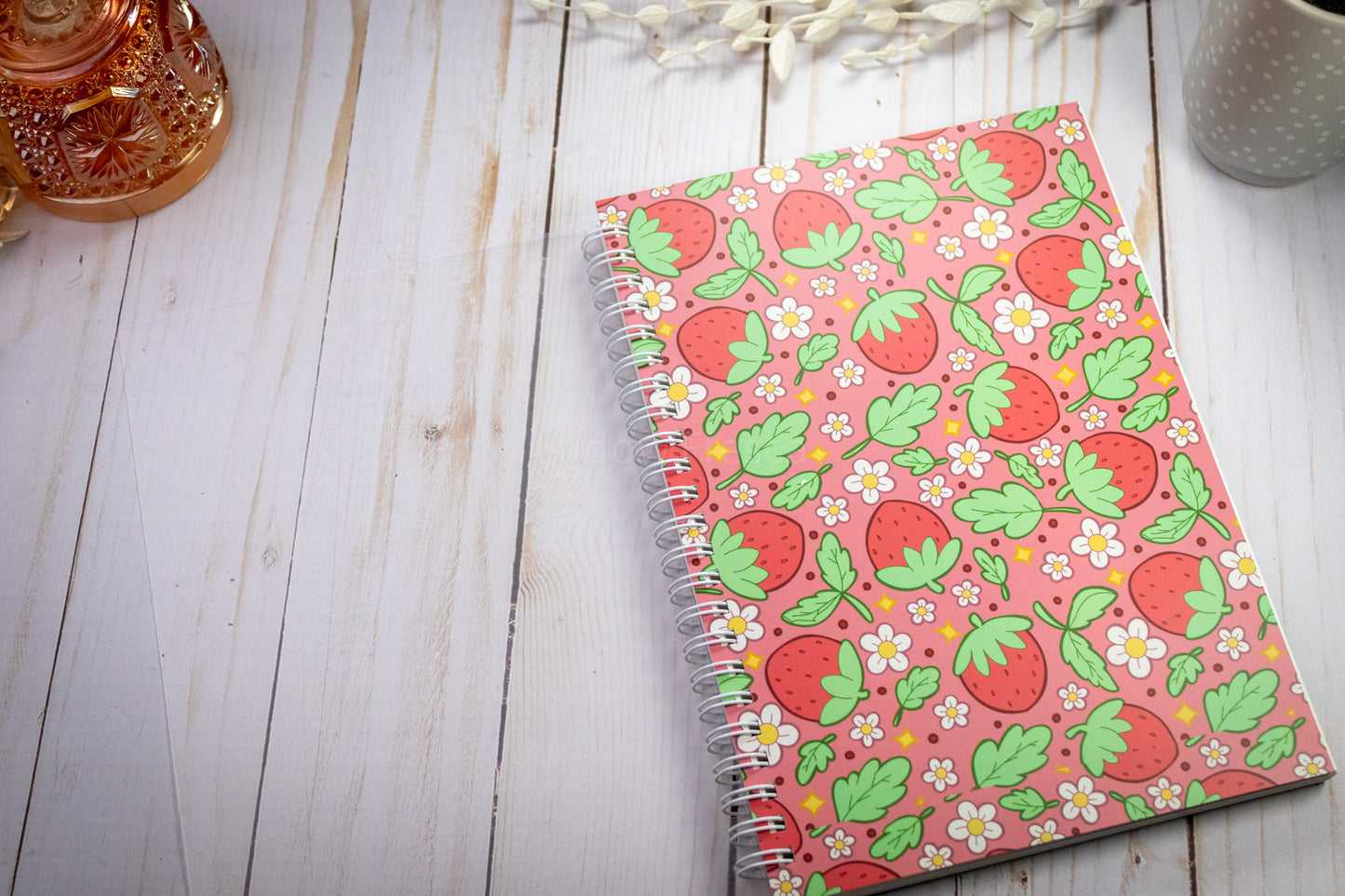 Strawberry // Spiral Notebook