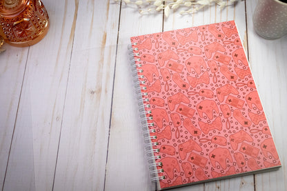 Red Game Controllers // Spiral Notebook