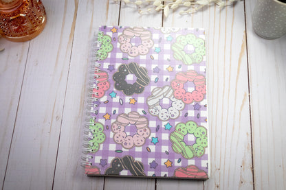 Purple Mochi Donut // Spiral Notebook