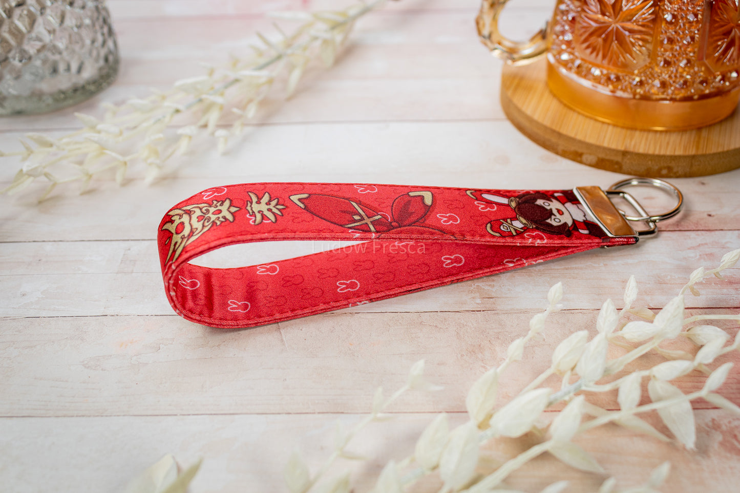 Genshin Impact Amber // Key Fob Wristlet