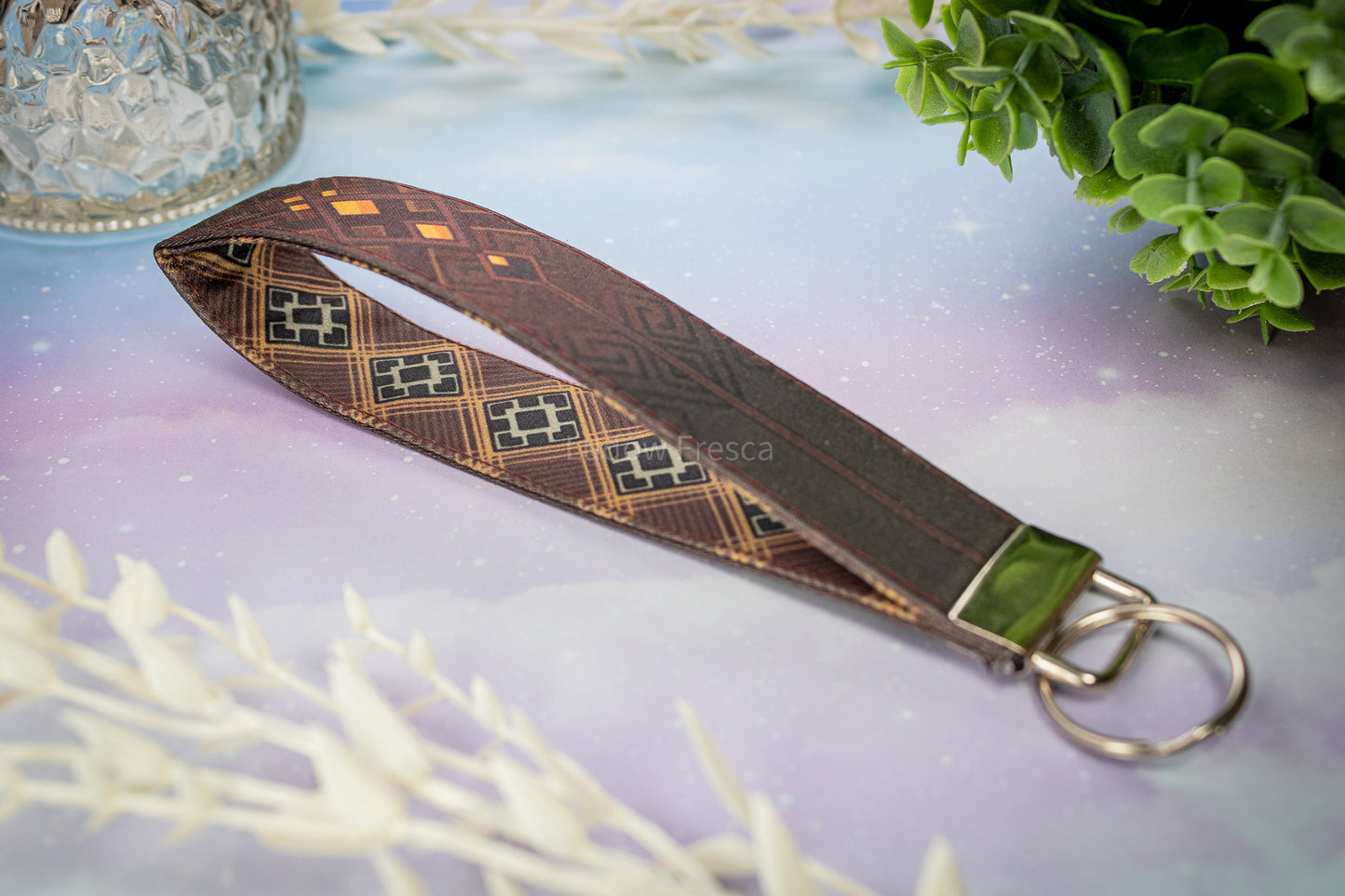 Genshin Impact Zhongli // Key Fob Wristlet