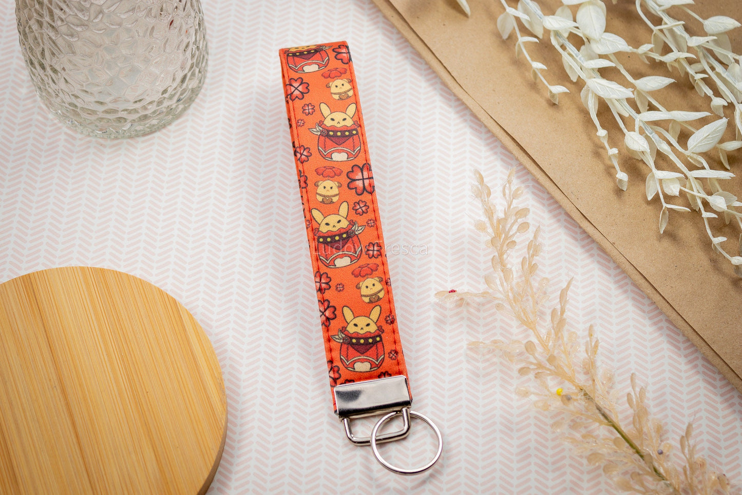 Genshin Impact Klee // Key Fob Wristlet