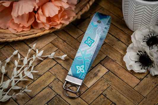 Genshin Impact Baizhu // Key Fob Wristlet