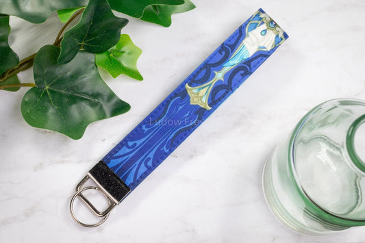 Genshin Impact Neuvillette // Key Fob Wristlet